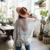 Wide Brim Leather Ribbon Bolero Hat - Image 2