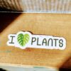 I Heart Plants Sticker