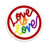 Love is Love Sticker - Image 2