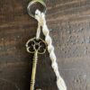 Vintage Key Macrame Key Chain