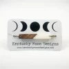 White Boho Wood Resin Necklace - Image 4