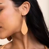 Boho Leather Drop Earrings