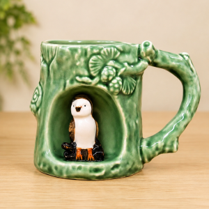 Ceramic Owl Mug | Whimsical Woodland Coffee Mug