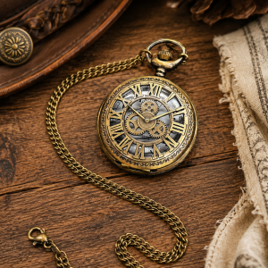 Vintage-Style Pocket Watch | Western, Steampunk & Boho Accessory