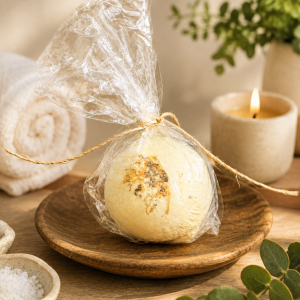 Lemon Zest Bath Bomb | Citrus Scented Bath & Body Treat
