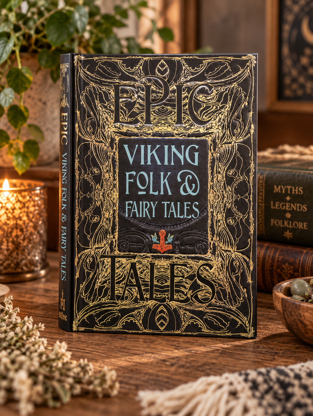 Viking & Folk Fairy Tales Book | Folklore & Mythology Gift Book