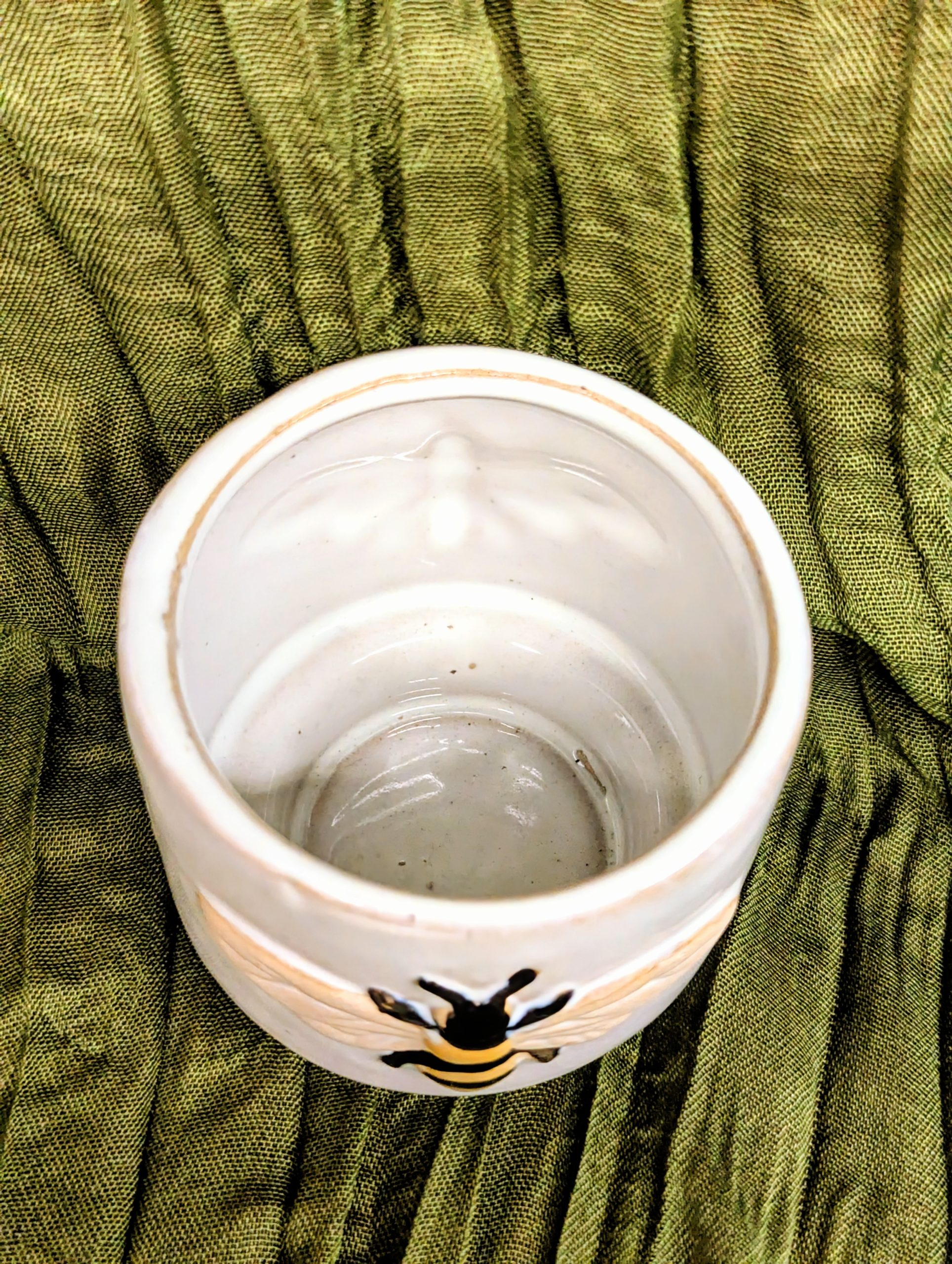 Small Ceramic Bee Planter | Cute Succulent & Plant Pot - Image 3