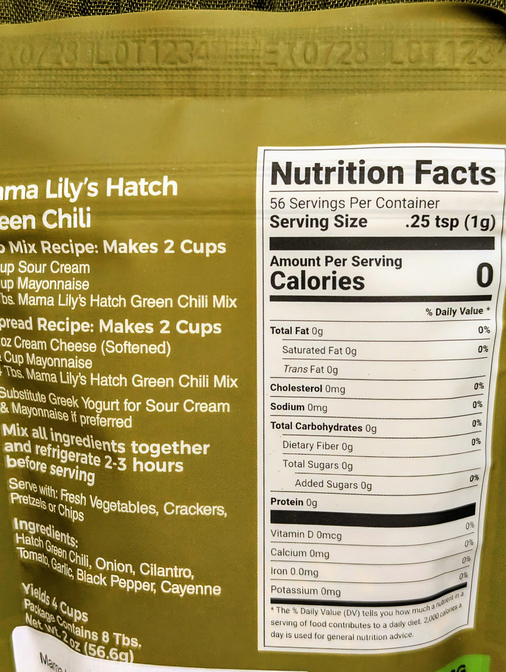 Hatch Green Chili Dip Mix | Southwestern Dip & Spread Mix - Image 4