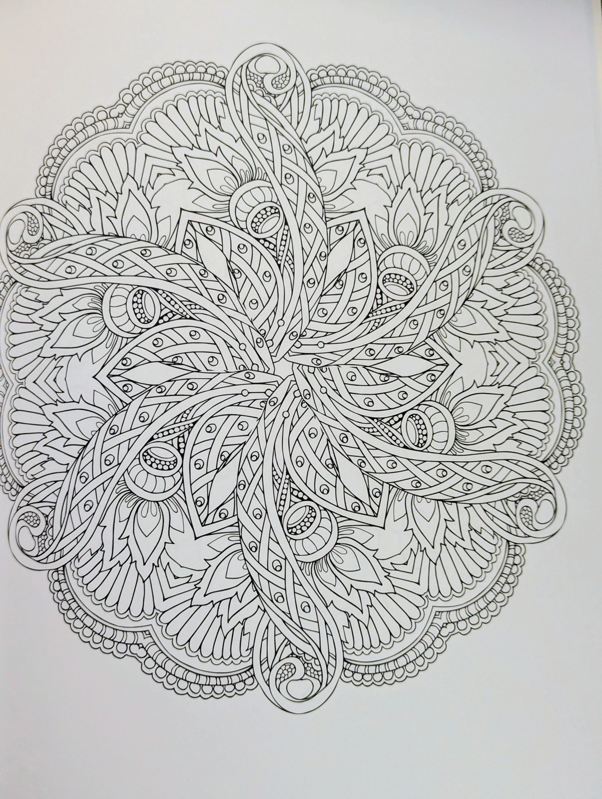 Mandala & Designs Coloring Book | Creative Coloring Activity - Image 3