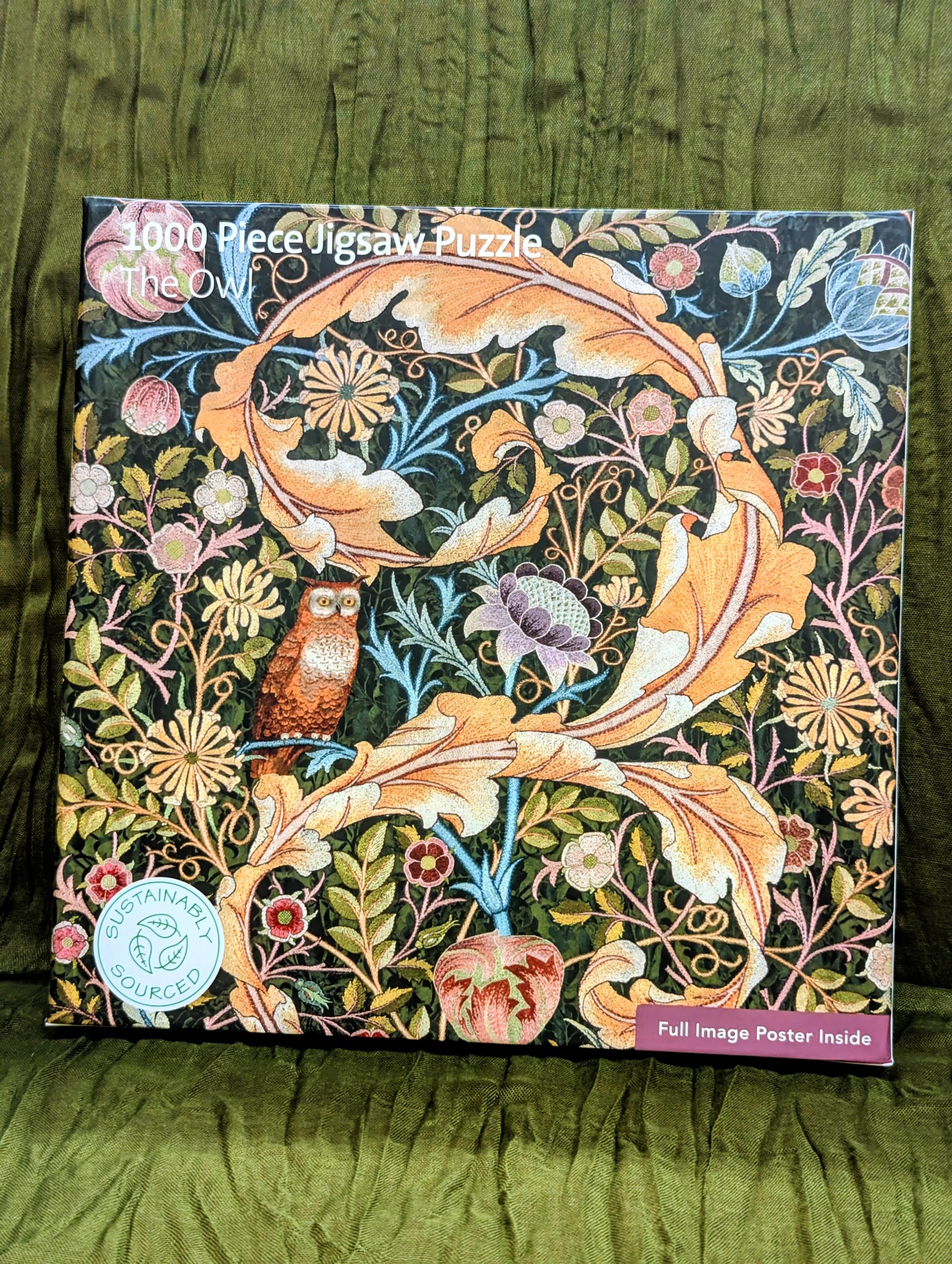 Whimsical Owl 1000-Piece Puzzle | Cottagecore Jigsaw Puzzle - Image 2