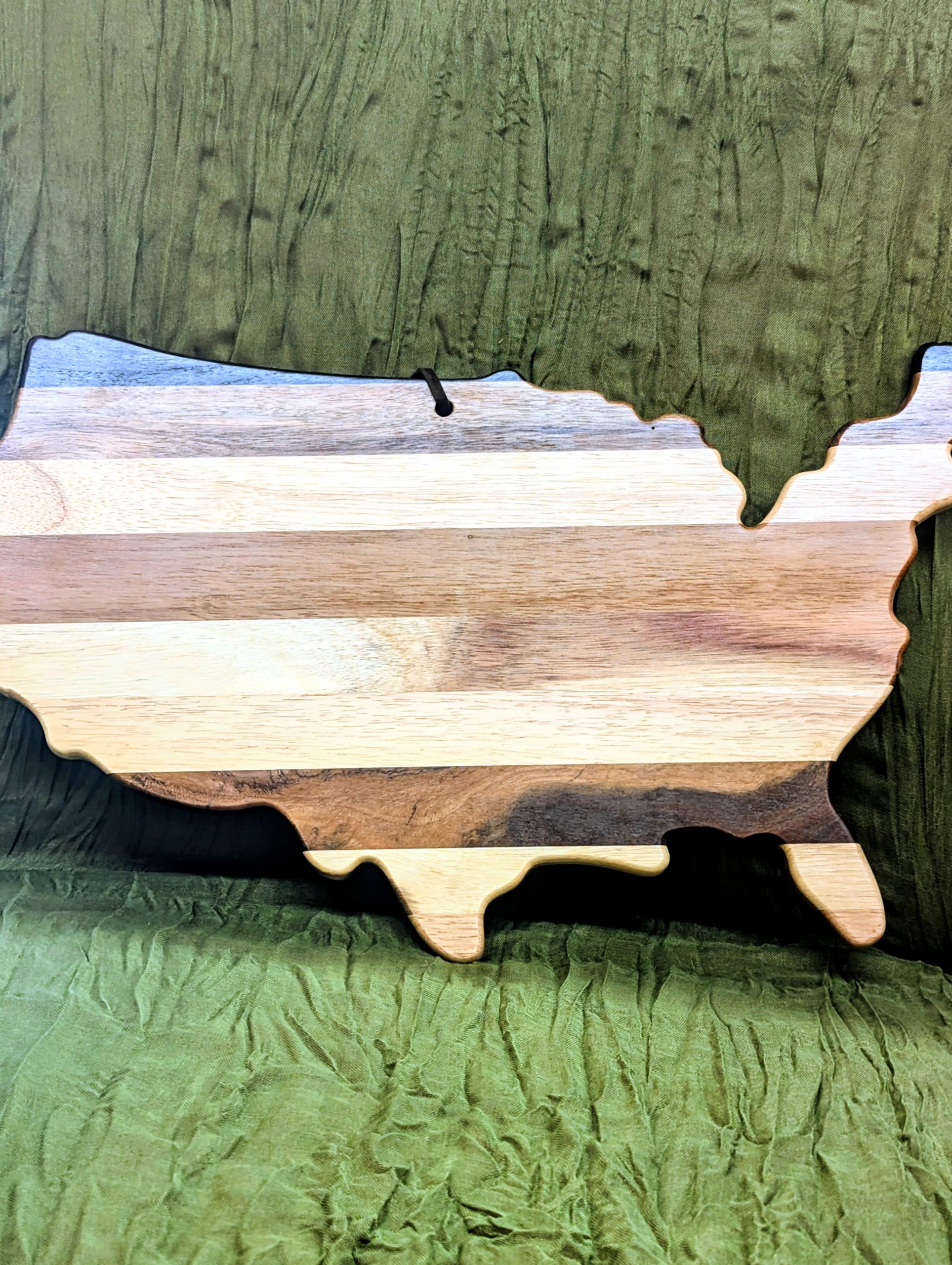 USA Wood Cutting & Serving Board | United States Shaped Board - Image 2